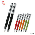 Custom Logo Stylus Metal Ball Stift Firmenleder -Puste mit Schachtel